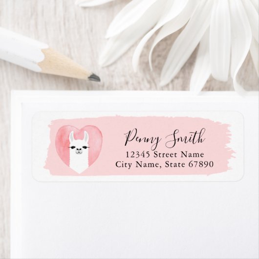 Llama Return Address Labels (Insitu)