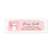 Llama Return Address Labels (Voorkant)