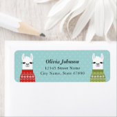 Llama Return Address Labels (Insitu)