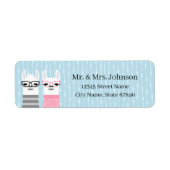 Llama Return Address Labels (Voorkant)