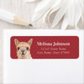 Llama Return Address Labels (Insitu)