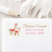 Llama Return Address Labels (Insitu)