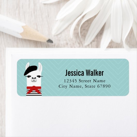 Llama Return Address Labels (Insitu)