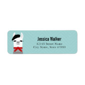 Llama Return Address Labels (Voorkant)