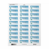 Llama Return Address Labels (Full Sheet)