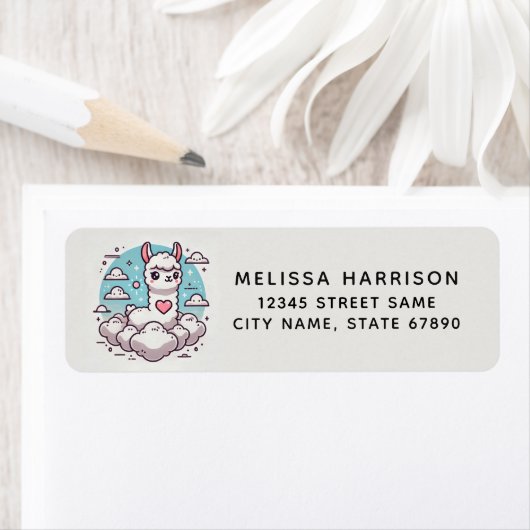 Llama Return Address Labels (Insitu)