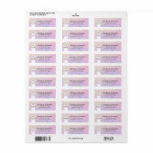 Llama Return Address Labels (Full Sheet)
