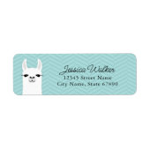 Llama Return Address Labels (Voorkant)