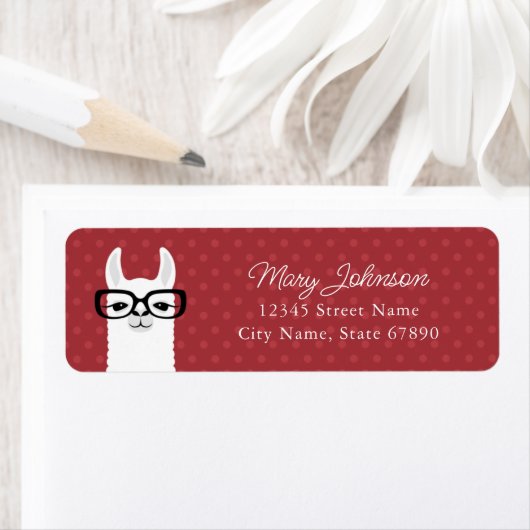 Llama Return Address Labels (Insitu)