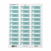 Llama Return Address Labels (Full Sheet)