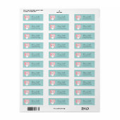 Llama Return Address Labels (Full Sheet)