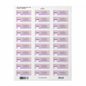 Llama Return Address Labels (Full Sheet)