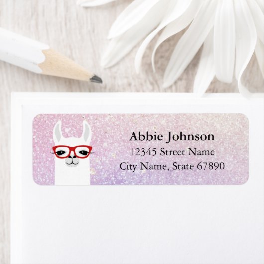Llama Return Address Labels (Insitu)