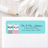 Llama Return Address Labels (Insitu)