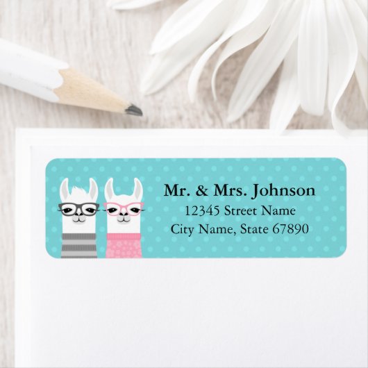 Llama Return Address Labels (Insitu)