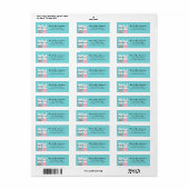 Llama Return Address Labels (Full Sheet)