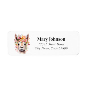 Llama Return Address Labels