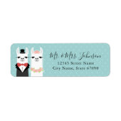 Llama Return Address Labels (Voorkant)