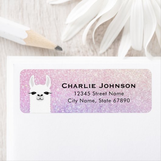 Llama Return Address Labels (Insitu)