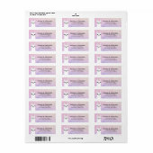 Llama Return Address Labels (Full Sheet)