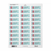 Llama Return Address Labels (Full Sheet)