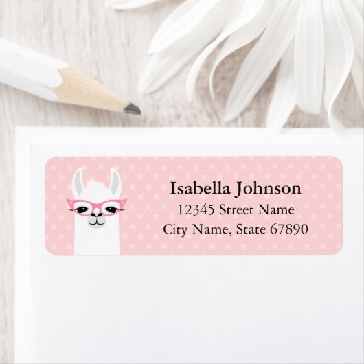 Llama Return Address Labels (Insitu)