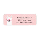 Llama Return Address Labels (Voorkant)
