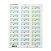 Llama Return Address Labels Fiesta Alpaca Mexican (Full Sheet)