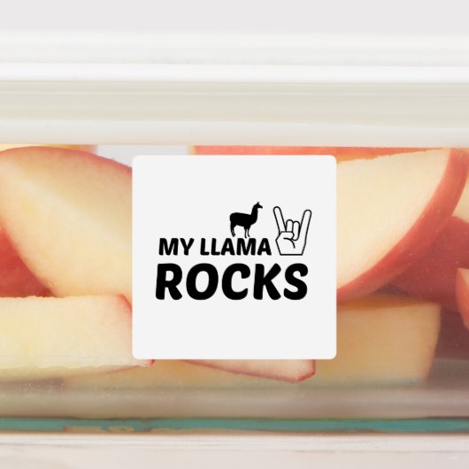 LLAMA ROCKS LABELS (Aangebracht)