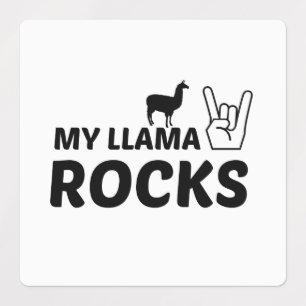 LLAMA ROCKS LABELS
