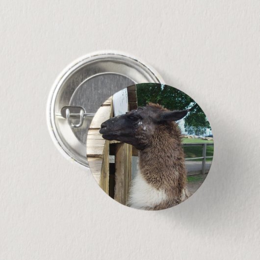 Llama Ronde Button 3,2 Cm (Voorkant /achterkant)
