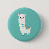 Llama Ronde Button 5,7 Cm (Voorkant)