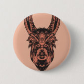 Llama Ronde Button 5,7 Cm (Voorkant)