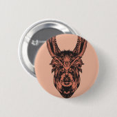 Llama Ronde Button 5,7 Cm (Voorkant /achterkant)