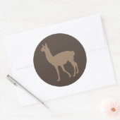 Llama Ronde Sticker (Envelop)