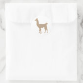 Llama Ronde Sticker (Tas)