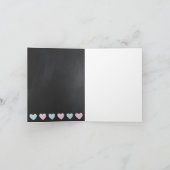 Llama Roze Pyjama Meisje Verjaardagsfeestje Slaapf Bedankkaart (Binnen)