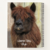 Llama Say Namaste Notitieboek - 2 Foto's - voor/ac (Achterkant)