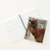 Llama Say Namaste Notitieboek - 2 Foto's - voor/ac (Binnen)