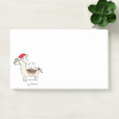 Llama Schattig Grappig Kerst Feestdag Kinderen Post-it® Notes (Kantoor)