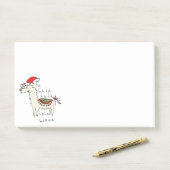 Llama Schattig Grappig Kerst Feestdag Kinderen Post-it® Notes (Op bureau)