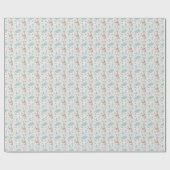 Llama Schattige Baby Pastel Waterverf Patroon Cadeaupapier (Vlak)