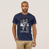 Llama Selfie UFO Fun Quirky Art T-shirt (Voorkant volledig)