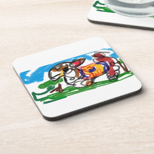 Llama-set Bier Onderzetter (Linkerzijde)