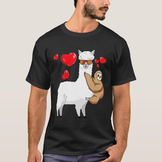 Llama Shirt Vrouwen Mannen Kinderen Funny Llama Sl (Voorkant)