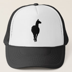Llama Silhouette (naar voren gericht) Trucker Pet