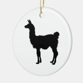 Llama silhouette Ornament (Links)