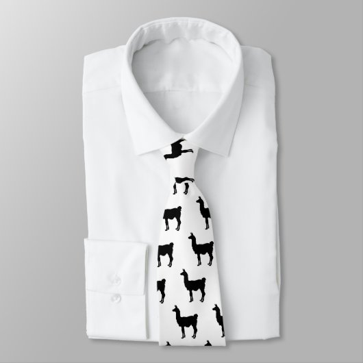 Llama silhouette stropdas (Gebonden)