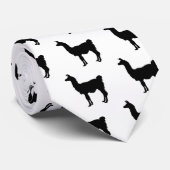 Llama silhouette stropdas (Opgerold)