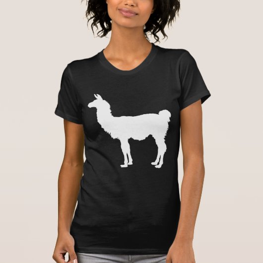 Llama silhouette t-shirt (Voorkant)